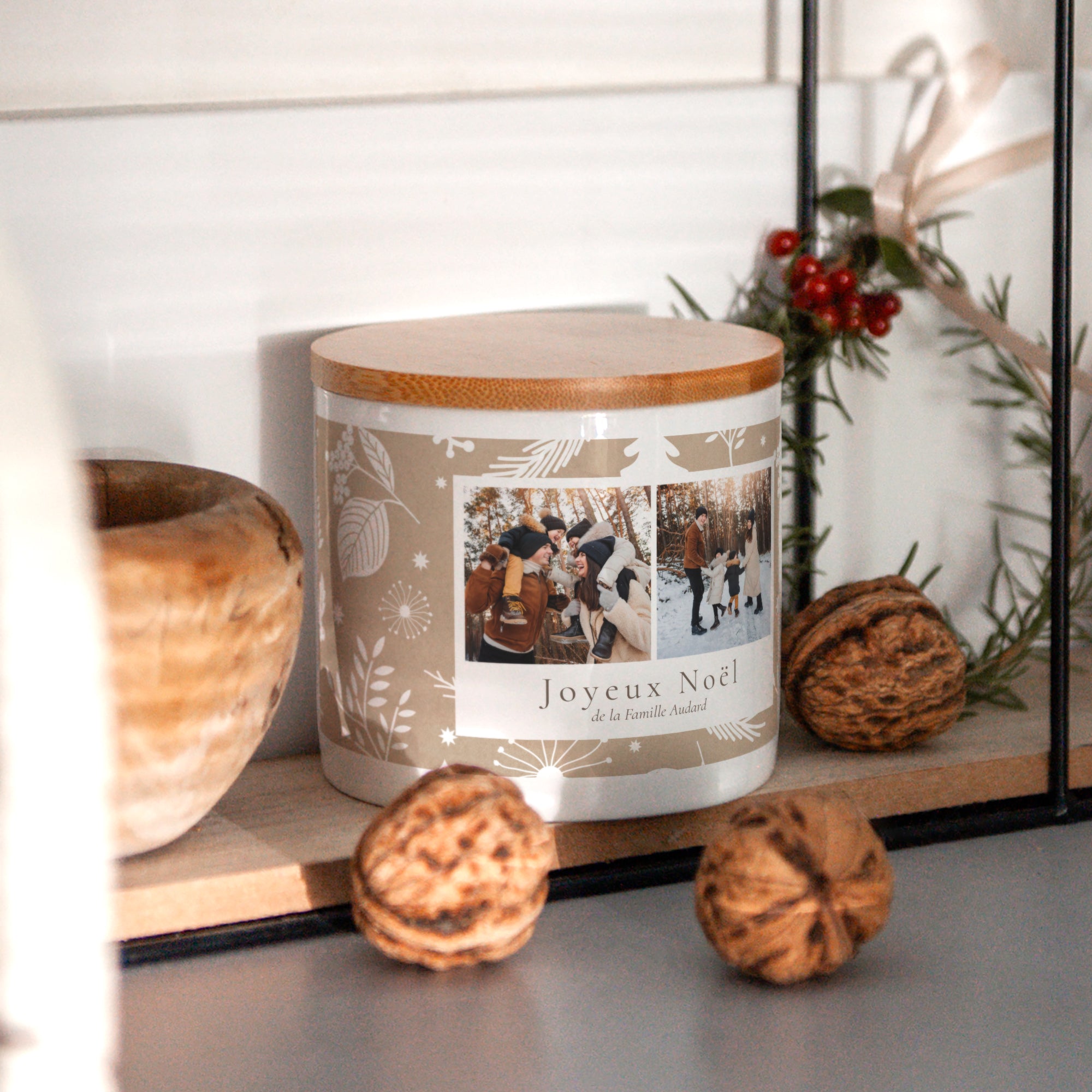 Pot en céramique Fin d'année 48 cl Traditions de Noël photo N° 4