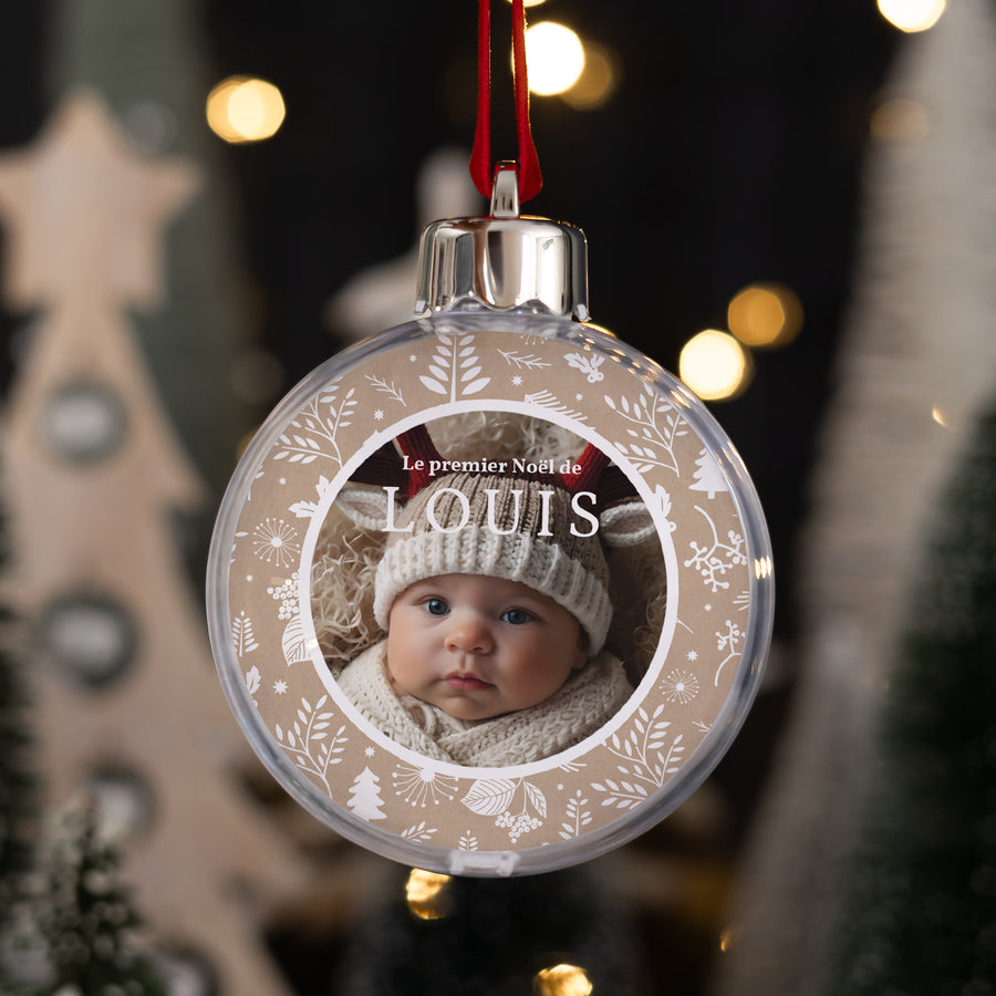Boule de Noël Fin d'année Ronde Traditions de Noël photo