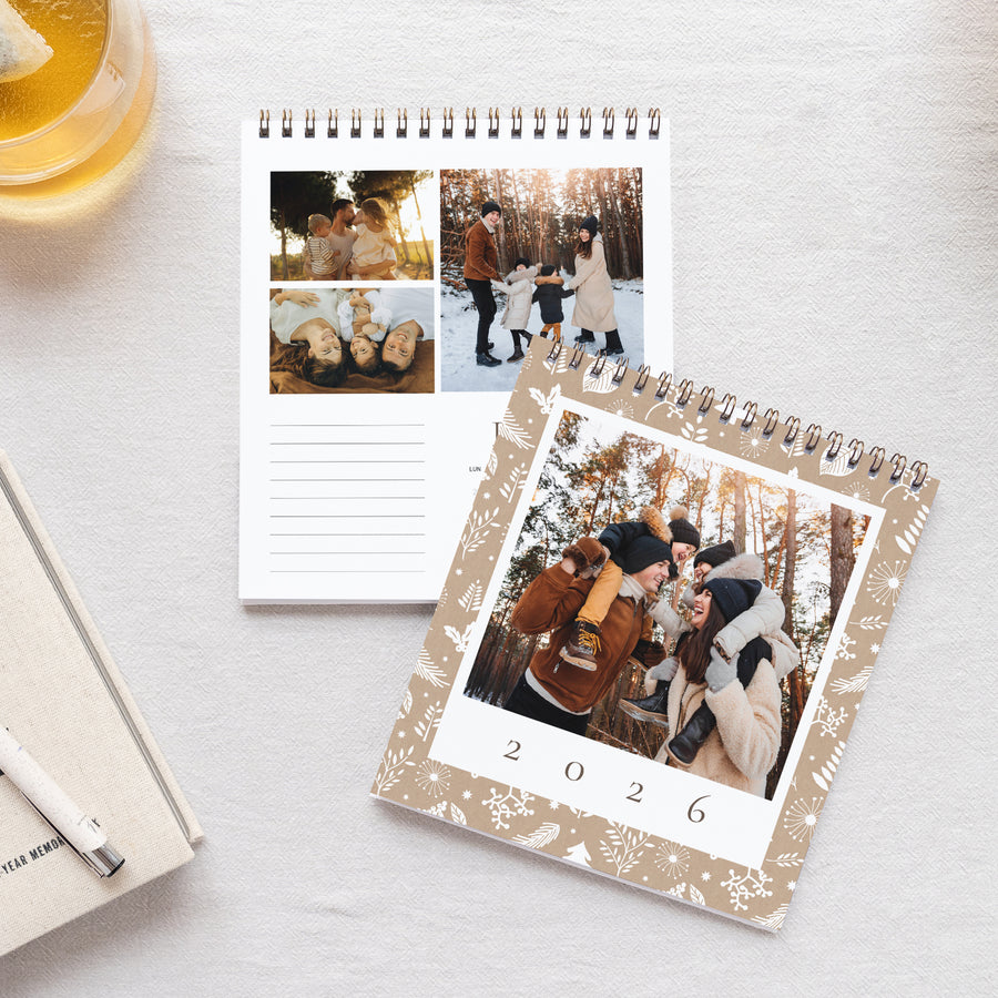 Calendrier Fin d'année Bureau, chevalet Traditions de Noël photo
