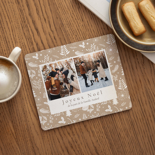 Tapis de souris Fin d'année Rectangle Traditions de Noël photo