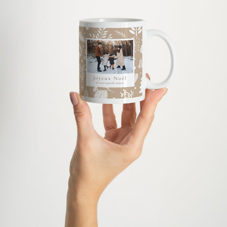 Mug Fin d'année Blanc Traditions de Noël