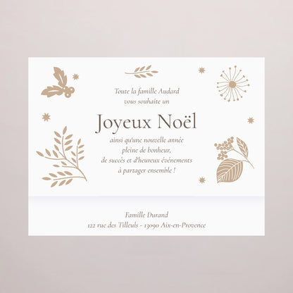Boite chocolat personnalisée Fin d'année 6 chocolats Traditions de Noël photo N° 4