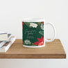 Mug Fin d'année Blanc Herbier de Noël photo N° 4