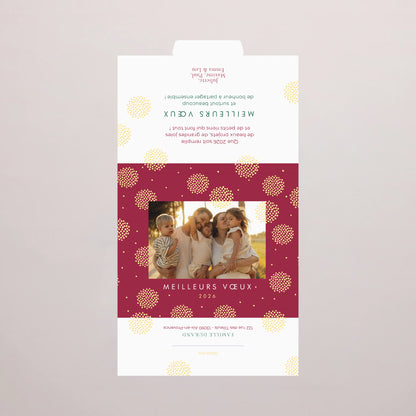 Boite chocolat personnalisée Fin d'année 6 chocolats Le solstice d’hiver photo N° 3