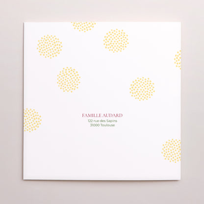 Carte de Noel Fin d'année Carré double volet Le solstice d’hiver photo N° 3