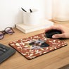 Tapis de souris Fin d'année Rectangle Houx fuchsia II photo N° 2