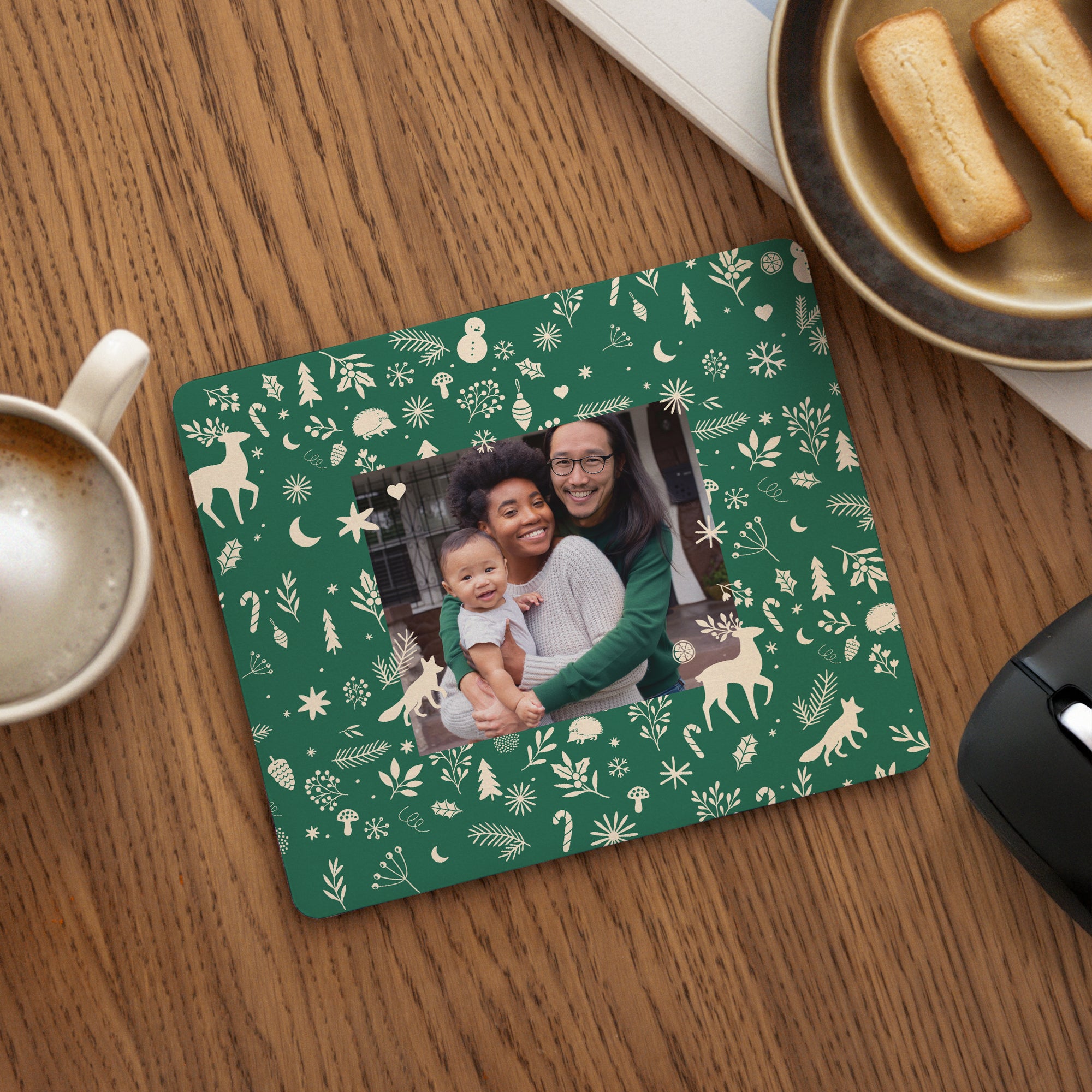 Tapis de souris Fin d'année Rectangle Christmas Mood photo N° 1