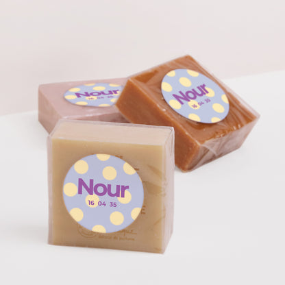 Sticker Naissance Rond Petit Chou à pois photo N° 2