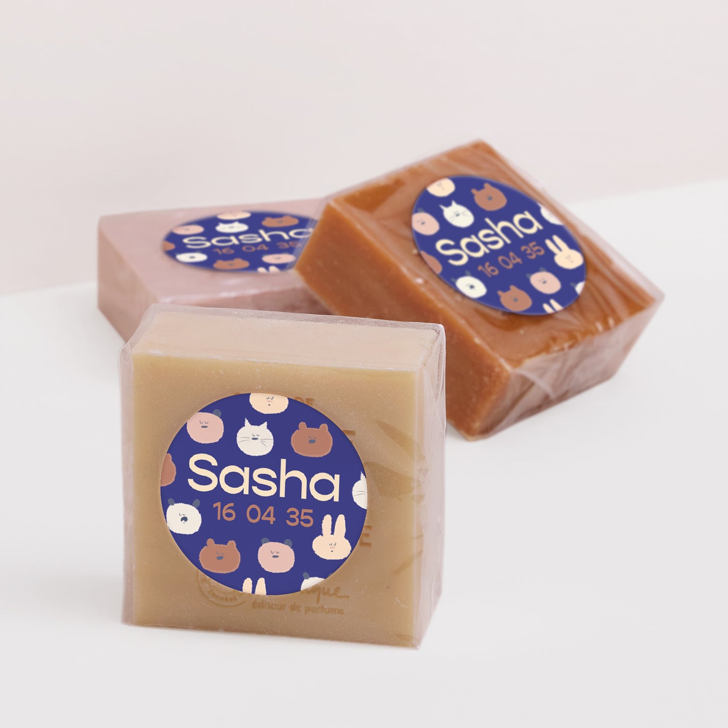 Sticker Naissance Rond Petites Bouilles photo N° 2