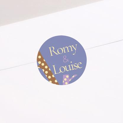 Sticker Naissance Rond Duo de Koalas photo N° 1