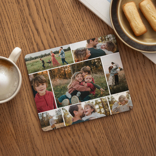 Tapis de souris Rectangle Notre jolie famille photo