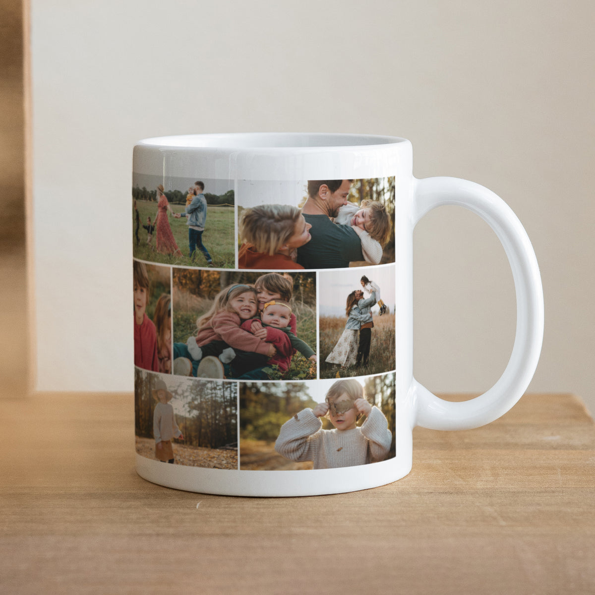 Mug Blanc Notre jolie famille photo N° 1
