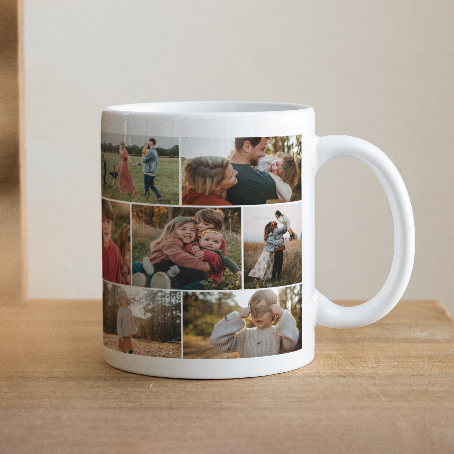 Mug Blanc Notre jolie famille photo N° 1