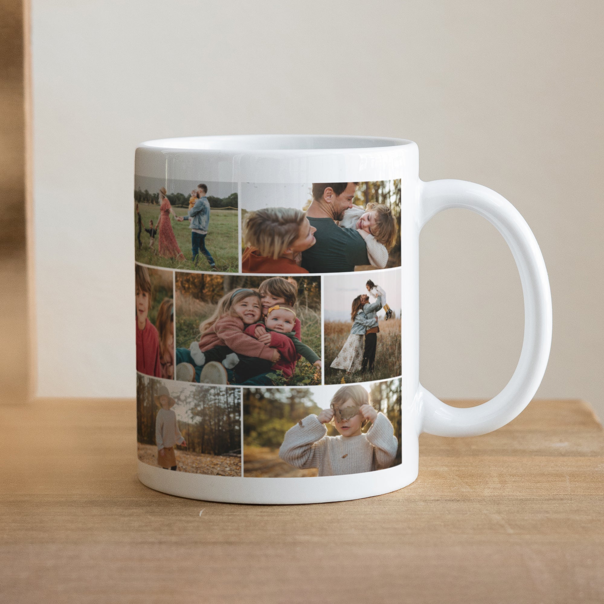 Mug Blanc Notre jolie famille photo N° 1