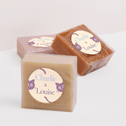 Sticker Naissance Rond Deux petits chatons photo N° 2