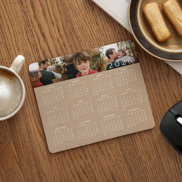 Tapis de souris Fin d'année Rectangle Les Beaux Instants photo