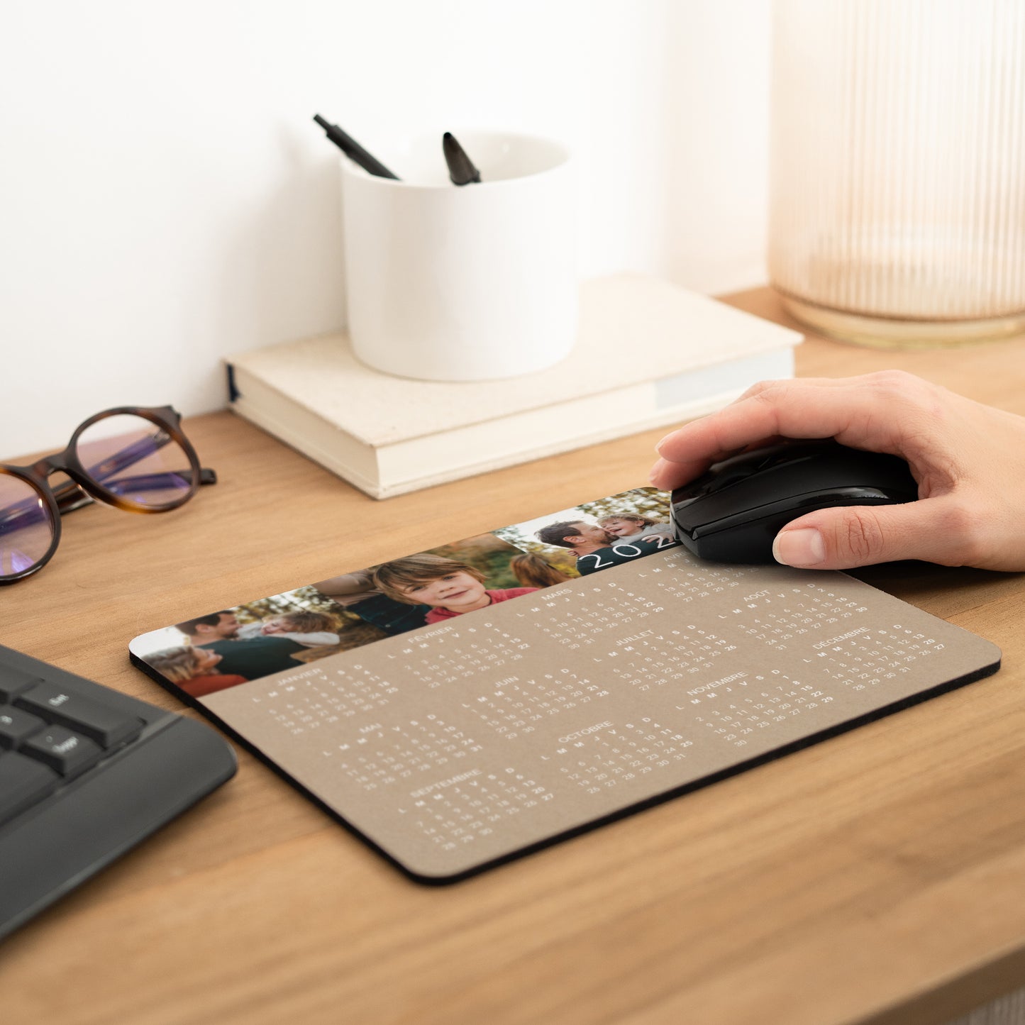 Tapis de souris Fin d'année Rectangle Les Beaux Instants photo N° 2