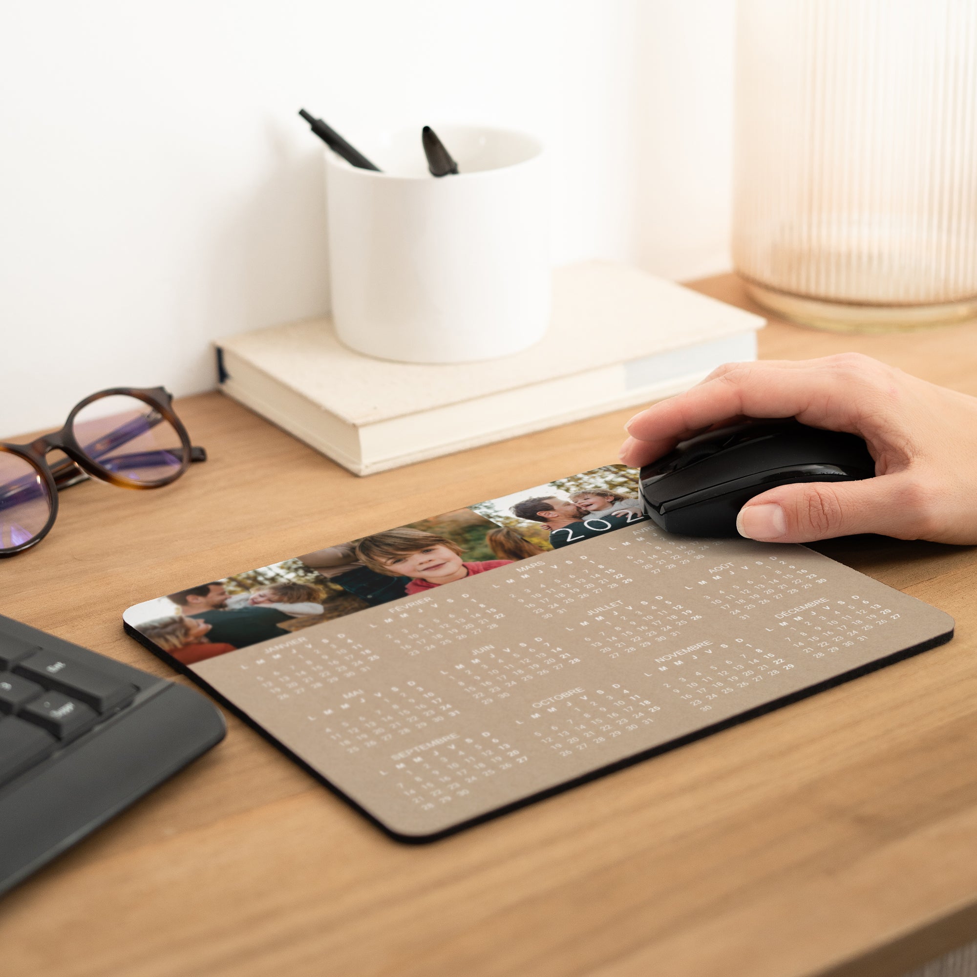 Tapis de souris Fin d'année Rectangle Les Beaux Instants photo N° 2