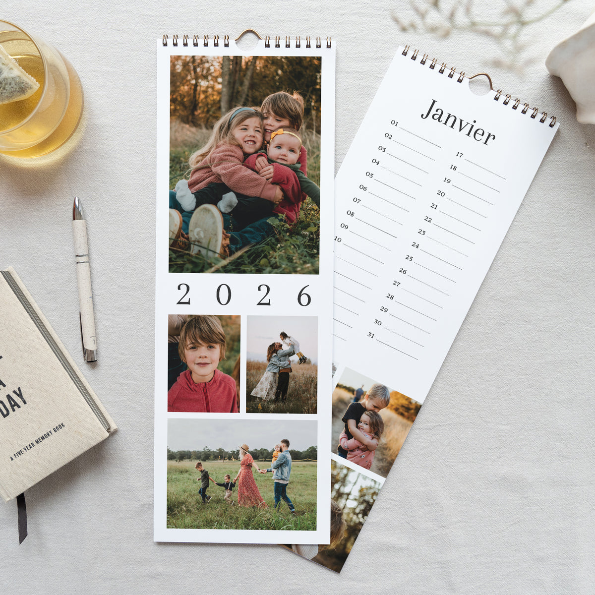 Calendrier Fin d'année Perpétuel Souvenirs de Famille photo N° 1