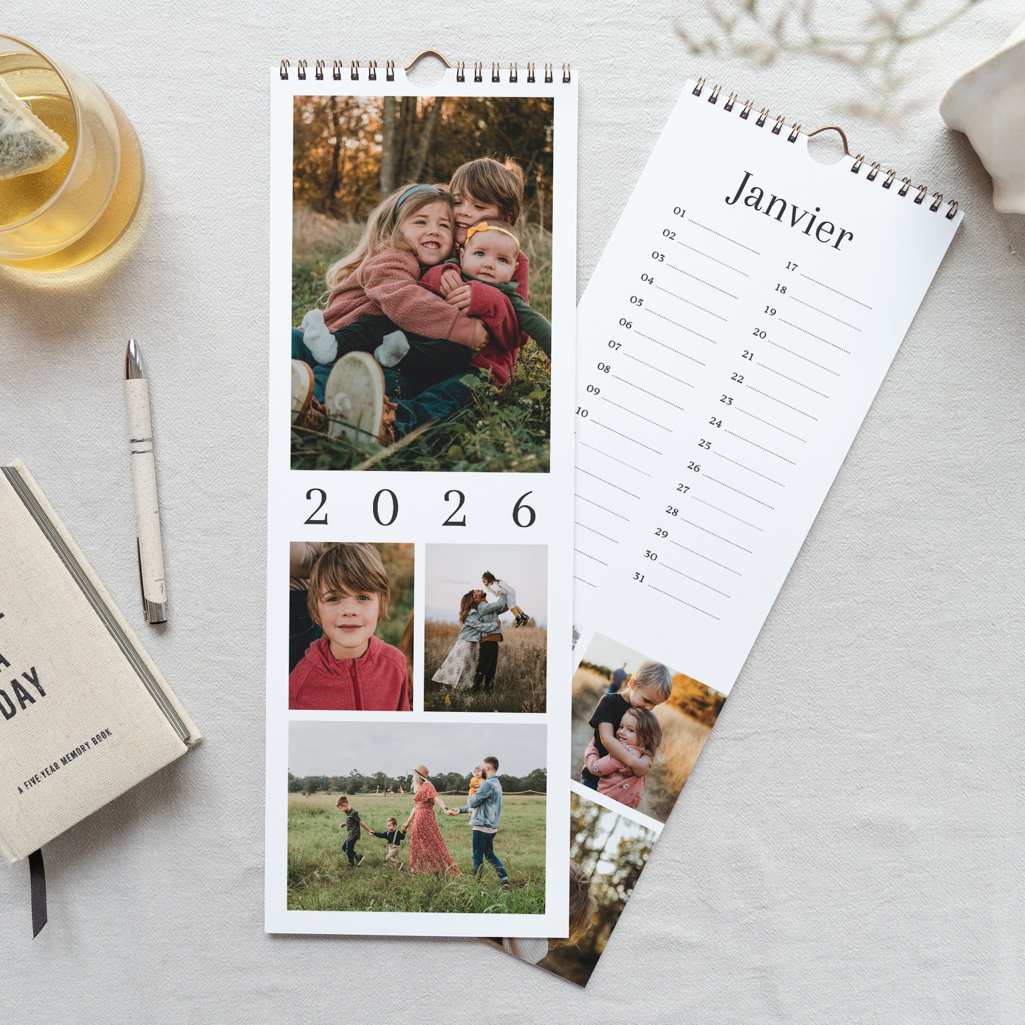 Calendrier Fin d'année Perpétuel Souvenirs de Famille photo N° 1