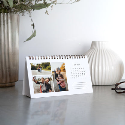 Calendrier Fin d'année Bureau, paysage Souvenirs de Famille photo N° 2