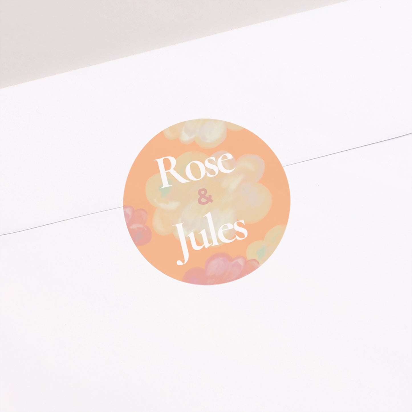 Sticker Naissance Rond Un nuage pour deux photo N° 1