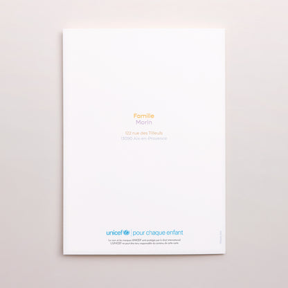 Faire-part Naissance Portrait double volet Double cocons photo N° 3