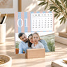Calendrier Fin d'année 6 cartes Rayures de saison photo N° 1