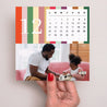 Calendrier Fin d'année 6 cartes Rayures de saison photo N° 5