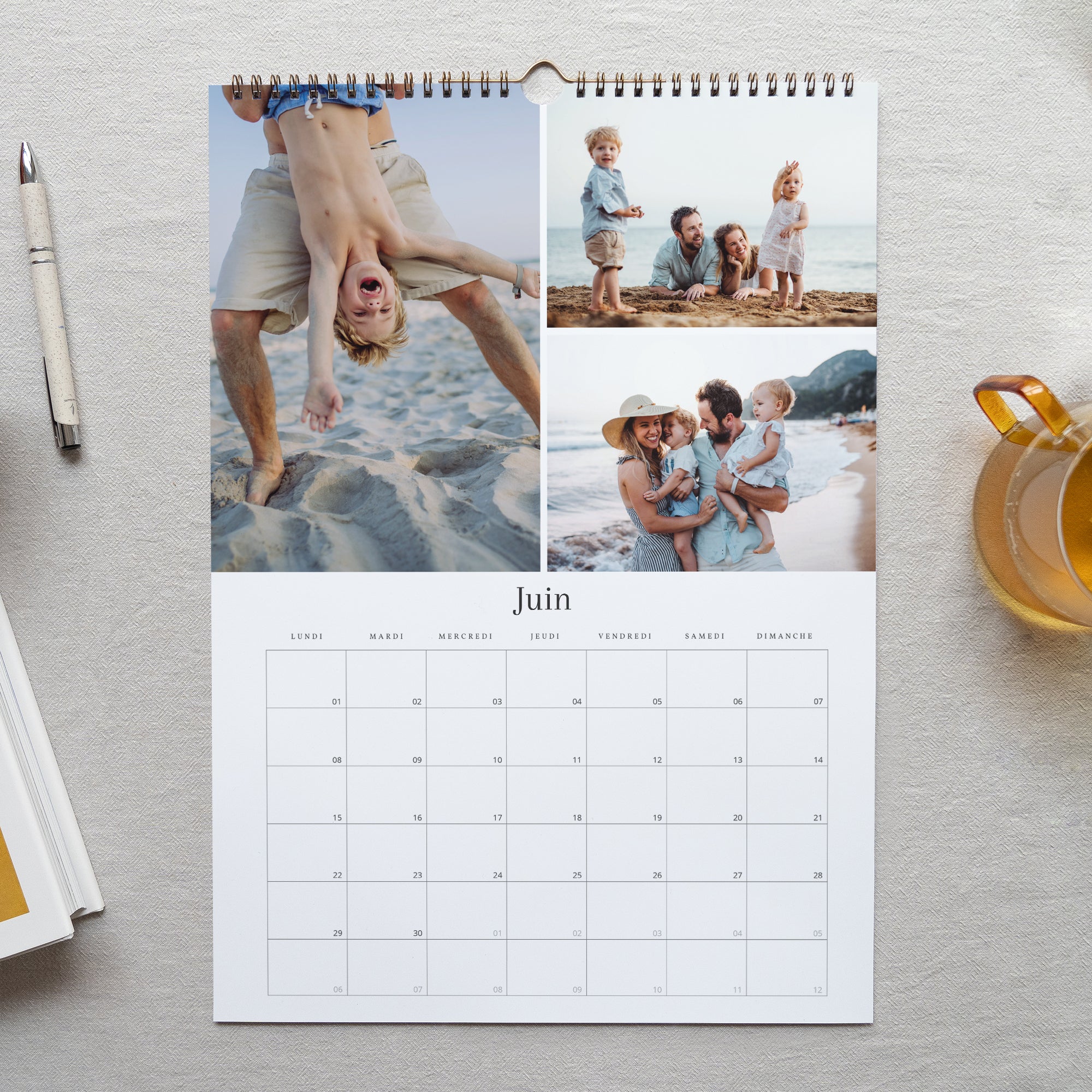 Calendrier Fin d'année Mural A3 Instant Naturel photo N° 2