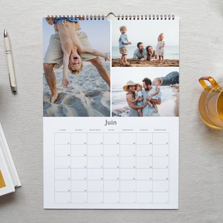 Calendrier Fin d'année Mural A3 Instant Naturel