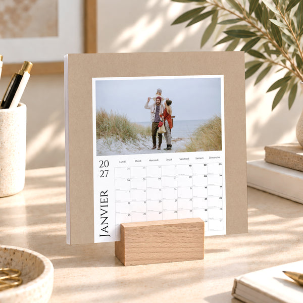 Calendrier Fin d'année 6 cartes Instant Naturel photo