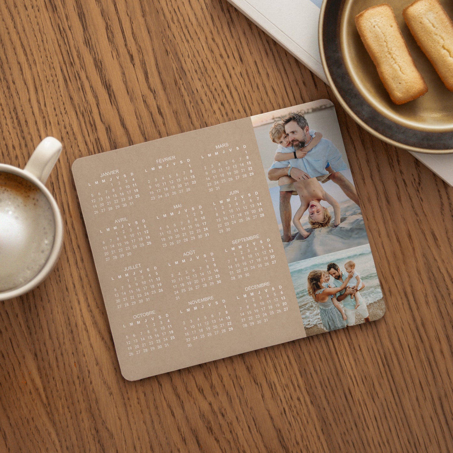 Tapis de souris Fin d'année Rectangle Instant Naturel photo N° 1