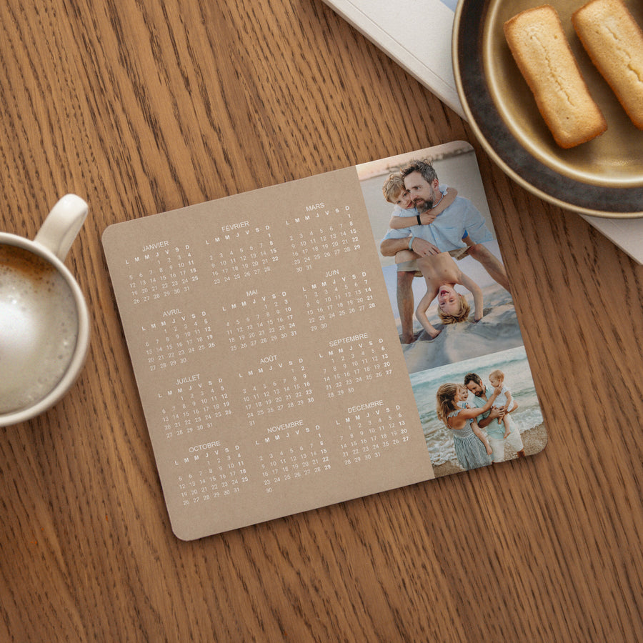 Tapis de souris Fin d'année Rectangle Instant Naturel photo