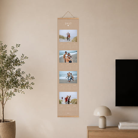 Calendrier Fin d'année Papier Instant Naturel