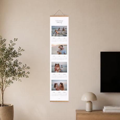 Calendrier Fin d'année Papier Cadres de Vie