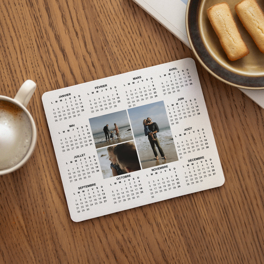 Tapis de souris Fin d'année Rectangle À Nos Moments photo