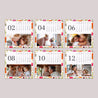 Calendrier Fin d'année 6 cartes Instants Fleuris photo N° 4