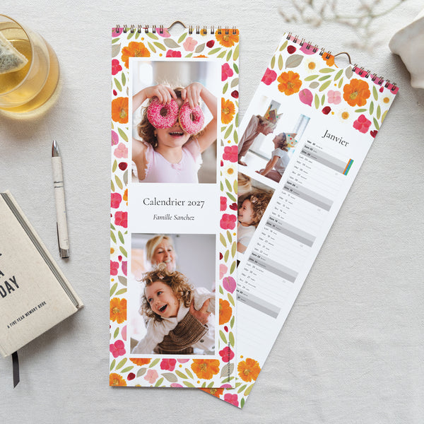 Calendrier Fin d'année Perpétuel Instants Fleuris photo
