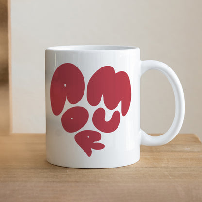 Mug Blanc Au cœur de l’amour photo N° 1