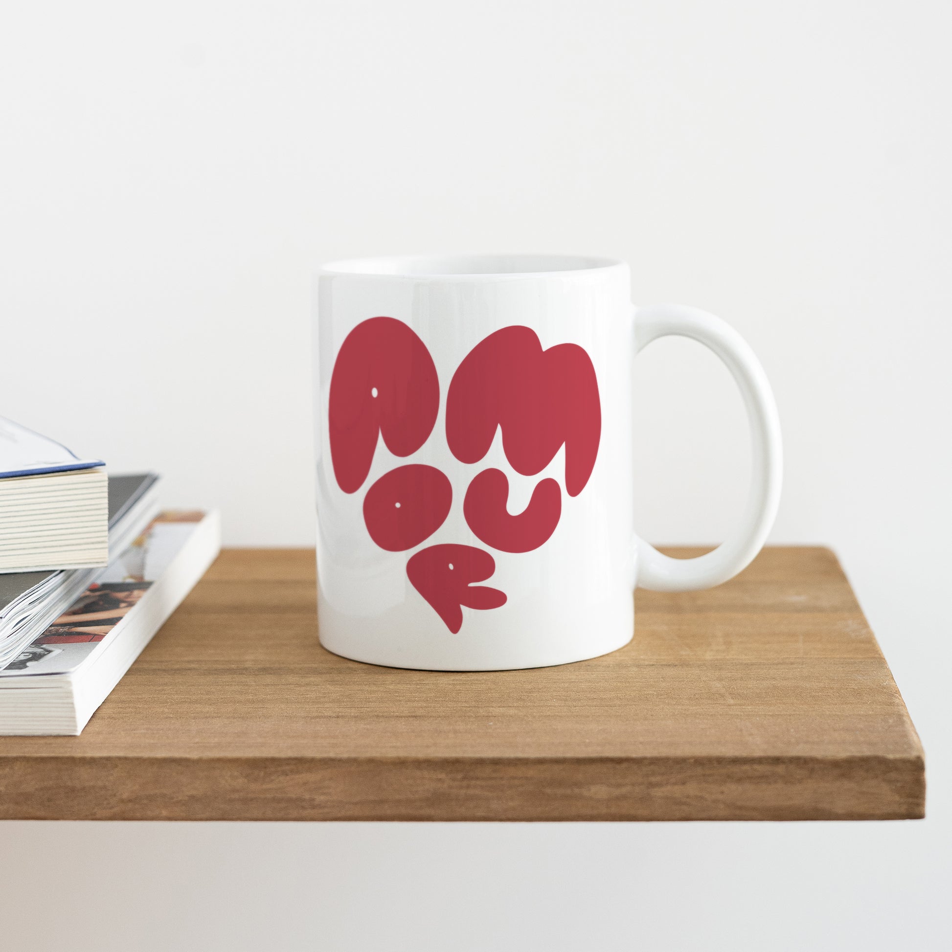 Mug Blanc Au cœur de l’amour photo N° 4