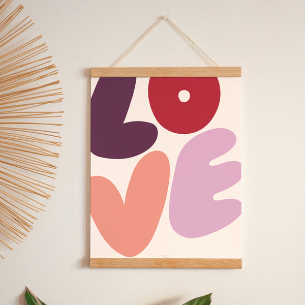 Affiche Portrait 30 x 40 cm Full of Love photo