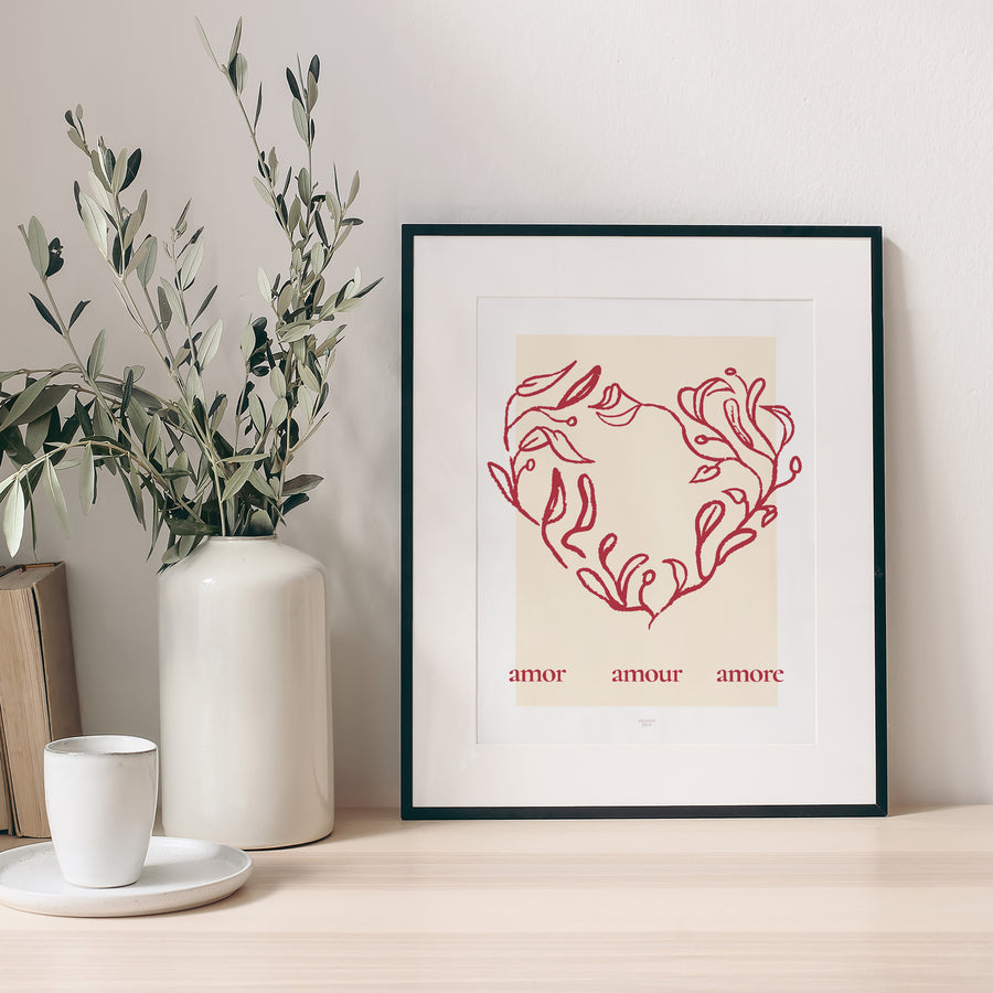 Affiche Portrait Cœur sauvage photo