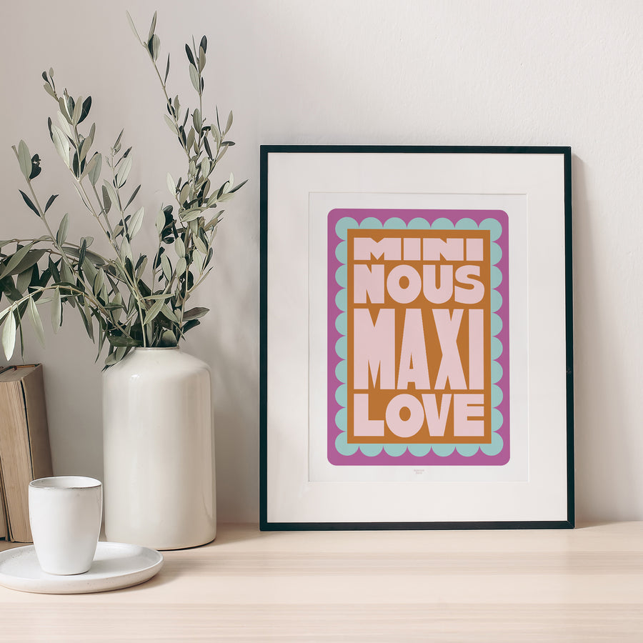 Affiche Portrait Mini nous maxi love photo