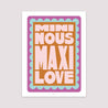 Affiche Portrait 30 x 40 cm Mini nous maxi love photo N° 2