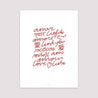 Affiche Portrait 30 x 40 cm Amour polyglotte photo N° 2