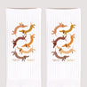 Chaussettes femme Blanches Hot dog wallpaper photo N° 3