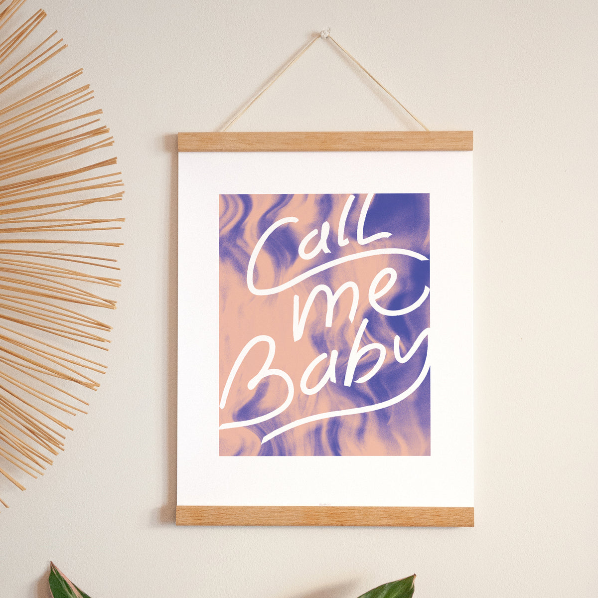 Affiche Portrait 30 x 40 cm Call me baby ! photo N° 1