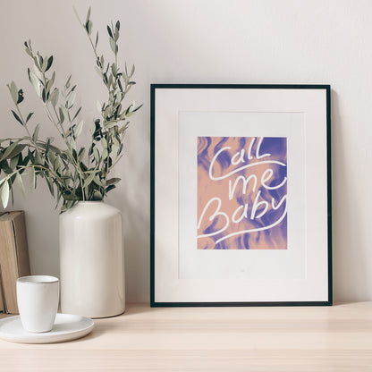 Affiche Portrait Call me baby ! photo N° 1