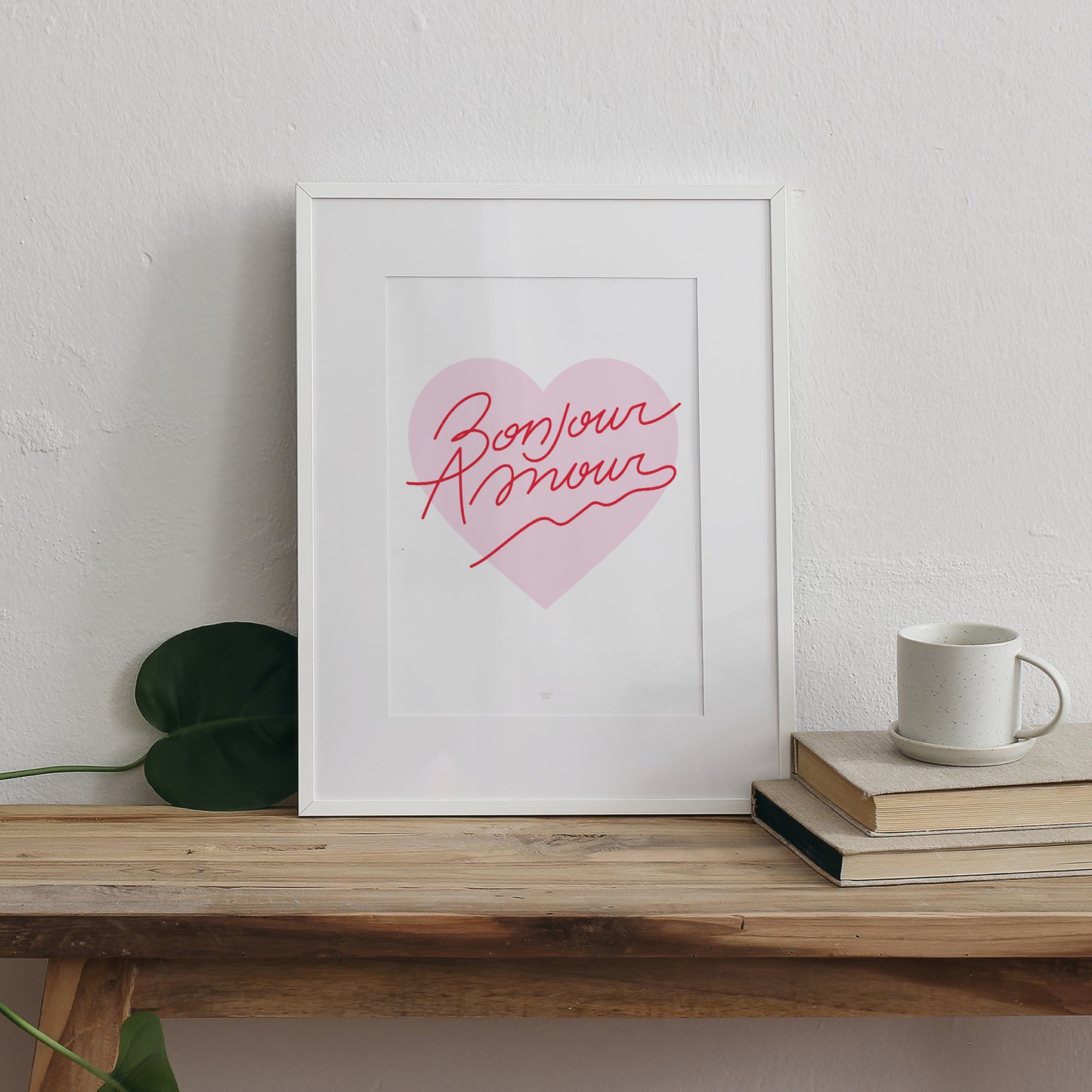 Affiche Portrait Amour bonjour rose photo N° 3